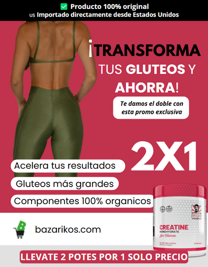 Creatina Monohidratada Old School - SUPERPROMO 2X1